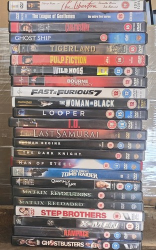 Dvd job lot bundle x24 - job, movies