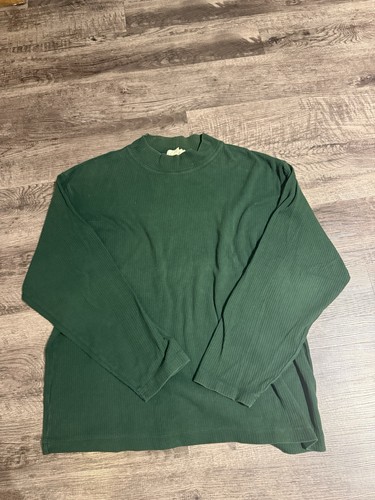 Vintage crew mock neck long - mock,