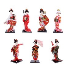 Japanese geisha dolls kimono - geisha,
