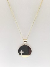 14k solid yellow - gold, polished