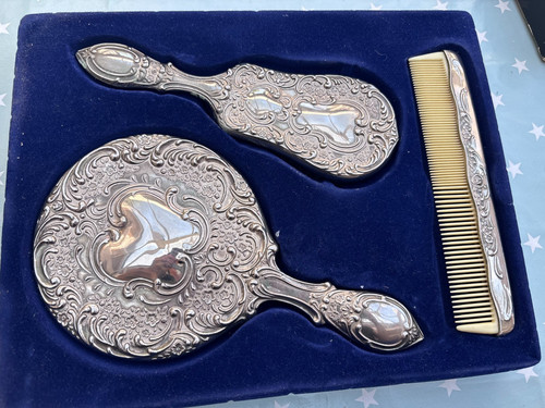 Vintage 3pc silver plated - vintage,
