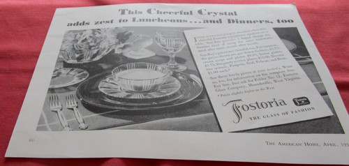 Fostoria glass pelican - fostoria,