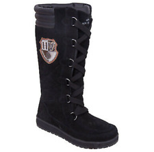Ladies Womens HV Polo Black Wintershoes Winter Shoes Boots Size 5 UK 38 Eu New