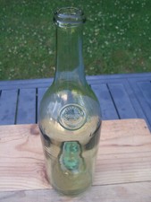 antique blown glass bottle pharmacy seal Cobley antique seal glass bottle