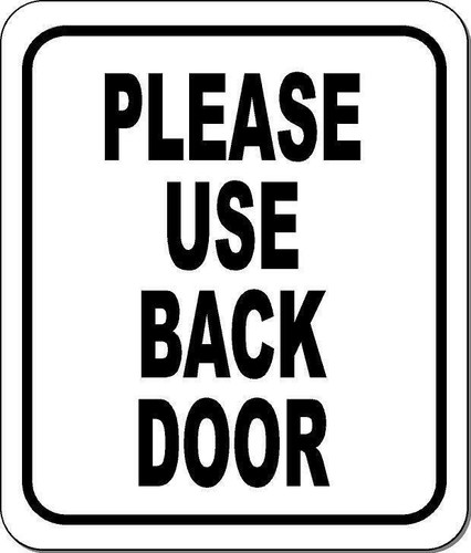 Please use back - please,