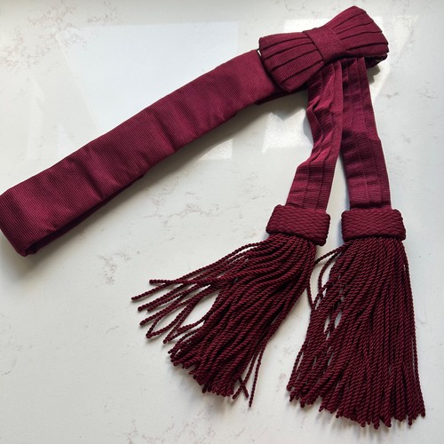 Officers crimson sash - crimson,