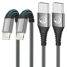 2M iPhone Charger Cable 2 Pack