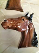 TWO VINTAGE BROWN POTTERY