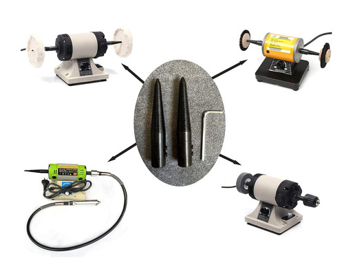 Tapered spindle threaded - tapered,