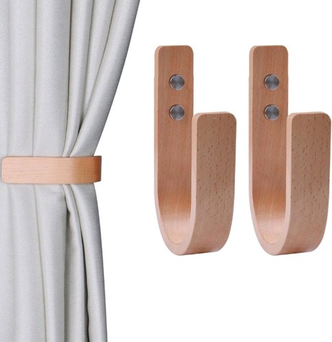 Wooden shaped curtain - wooden, u-shaped