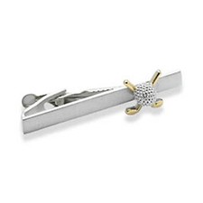 Golf Clubs Tie Bar by Onyx-Art