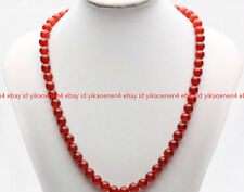 Genuine Natural 8mm Red Agate