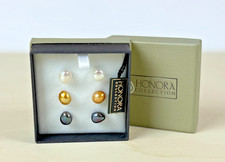 QVC Honora Set of 3 Pearl