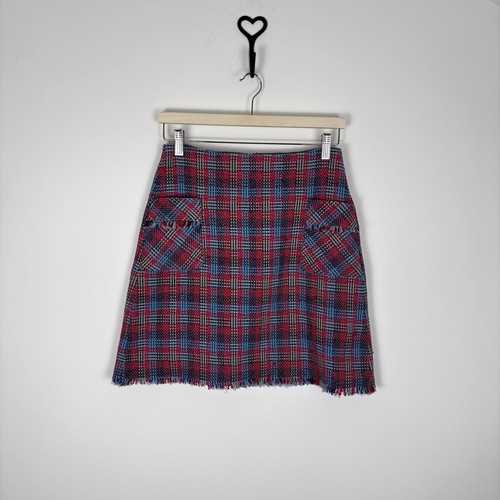Boden tweed plaid mini - tweed, skirt
