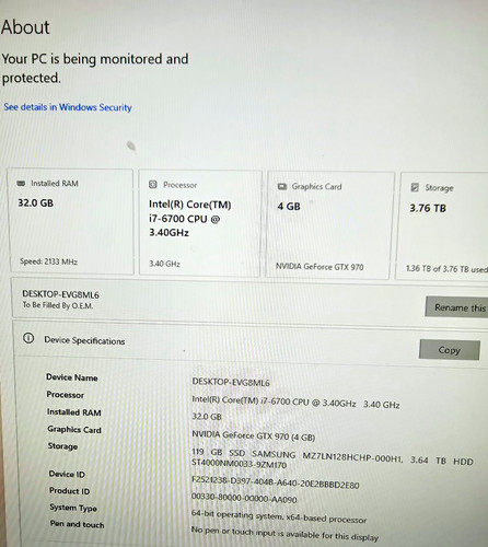 Custom built gaming mid - built, tower