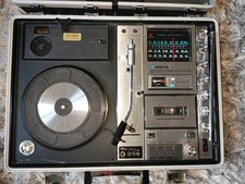 Sanyo Solid State Stereo G 2311KL Brief Case Portable *Vintage*