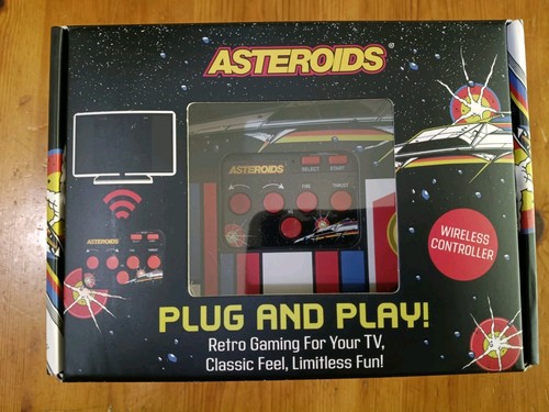Asteroids plug play arcade - plug, &
