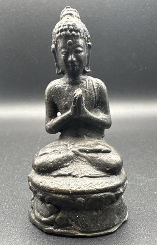 Antique bronze buddha disciple - bronze,