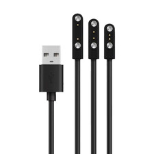 2-Pin Universal USB Data Charging Cable Magnetic Charger For Smart Watch 2.84mm