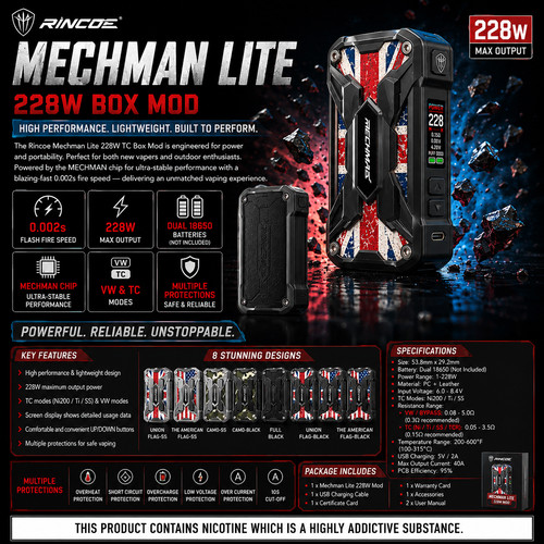 Rincoe mechman 228w - rincoe, box