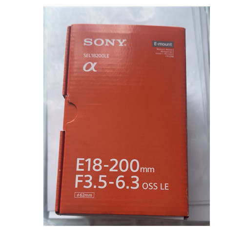 Sony sel18200le mount - sel18200le, e-mount