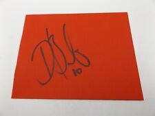 HAND SIGNED 6" x 5" AUTOGRAPH BOOK PAGE - DARREN BENT - FOOTBALL