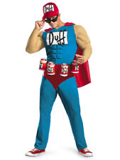 Mens Simpsons Duffman Fancy Dress Duffman Costume Beerman Fancy Dress Costume