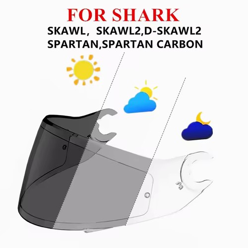 Photochromic visor for shark - for,