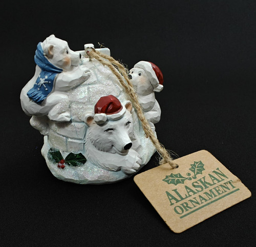 Alaska polar bear cubs igloo - polar,