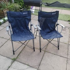 Outwell Goya Chair - PACK OF 2 - Folding Camping Fishing Caravan