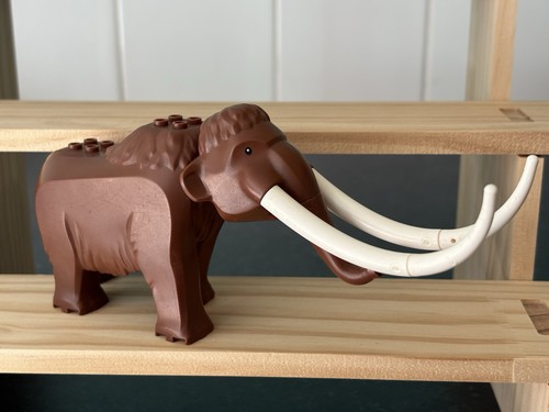 Woolly mammoth with white - woolly,