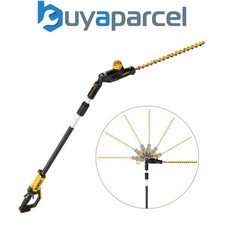 Dewalt DCMPH566N 18v XR Brushless Pole Hedge Trimmer 55cm Long Reach 3.35m Bare