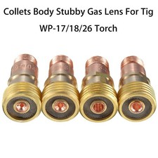 Advanced Brass Collets Body Gas Lens for Tig WP171826  Includes 5PCS