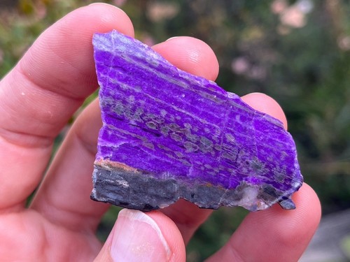 High grade sugilite slab - high,