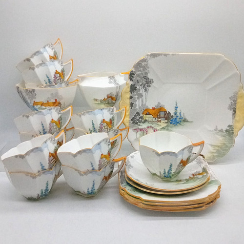 Shelley tea set pcs queen - set, 22