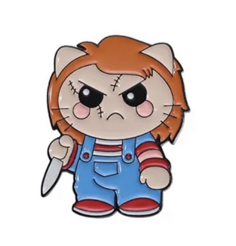 Cat horror movie enamel - movie,