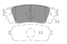 New Brake Pad Set, disc brake