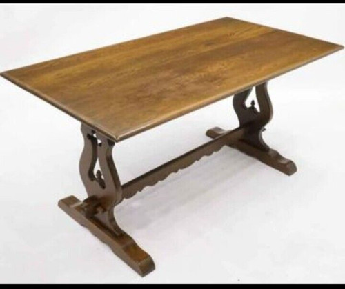 Old charm rectory table and - table,