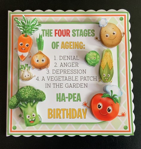 Handcrafted birthday card - handcrafted,
