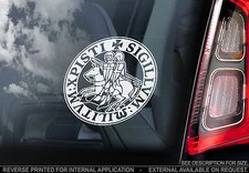 Knights Templar - Car Window