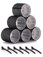 Jumbo Hair Curlers 2.56in Set