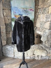 Vintage Tissavel Faux Fur Coat