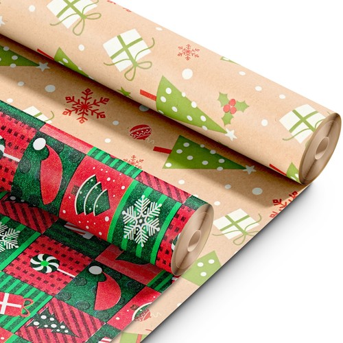 Kraft gift wrapping - co,