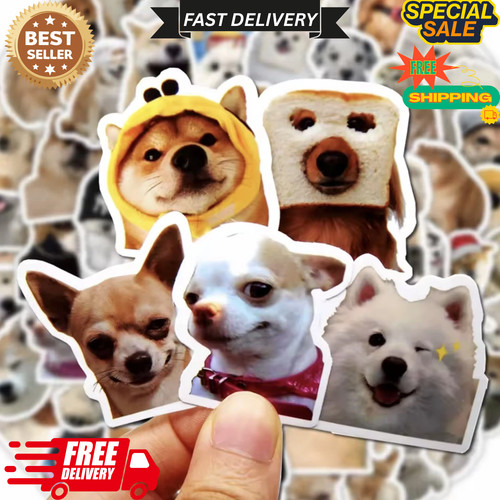 100pcs funny dog - dog, stickers