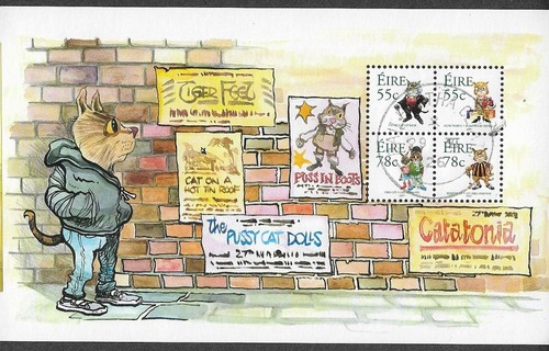 Ireland celtic cats cartoons - ireland,