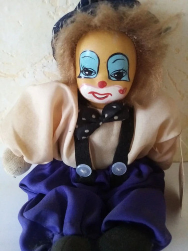 Clown doll halloween porcelain - doll,