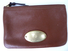 Mulberry Zip Pouch in Oak