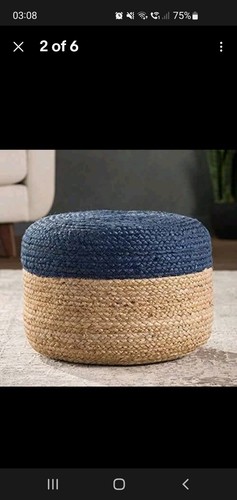 Pouf cover living room decor - pouf,