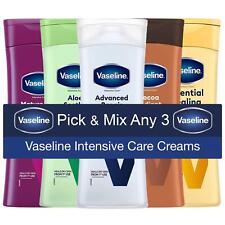 3x Multi Choice Vaseline Intensive Care Body Lotion Non-Greasy, 400ml Pick&Mix