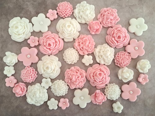 Pink white edible - (04),